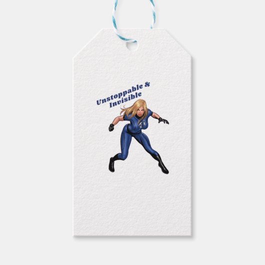 Unsichtbare Frau Geschenkanhänger (Vorderseite)