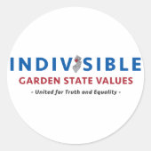 Unsichtbare GSV-Aufkleber Runder Aufkleber (Vorderseite)