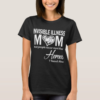 Unsichtbare Krankheit Mama Ich zog meine auf T-Shirt