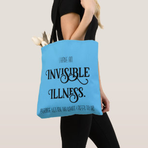 Unsichtbare Krankheit Tasche