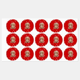 Unsichtbare Leash Hund Gedenkkunst - Er ist immer  Etiketten