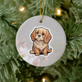 Unsichtbare Leash Hund Gedenkkunst - Er ist immer  Keramik Ornament