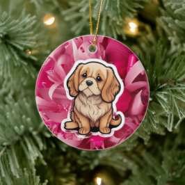 Unsichtbare Leash Hund Gedenkkunst - Er ist immer  Keramik Ornament