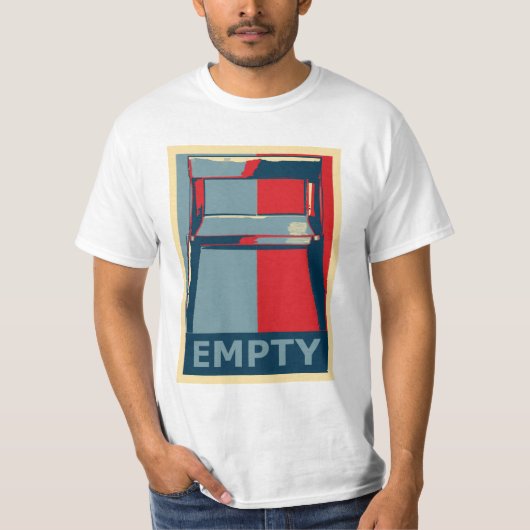 Unsichtbare Obama-Stuhl-Zeit für Änderung T-Shirt (Vorderseite)