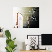 Unsichtbare Schlacht Poster (Heimbüro)