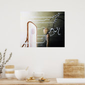 Unsichtbare Schlacht Poster (Küche)