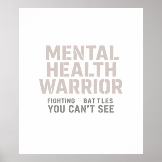 Unsichtbare Schlachten, innere Stärke Poster (Vorne)