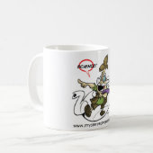 Unsichtbare Teekanne-Tasse Kaffeetasse (Vorderseite Links)