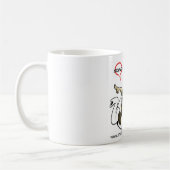 Unsichtbare Teekanne-Tasse Kaffeetasse (Links)