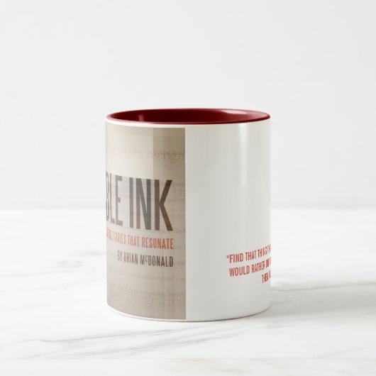 Unsichtbare Tinten-Tasse Zweifarbige Tasse (Mittel)