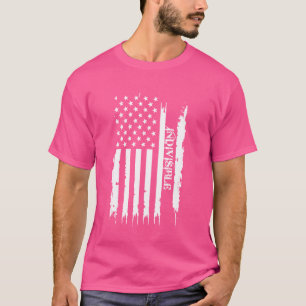 Unsichtbare United Staaten beängstigt US-Flagge T-Shirt