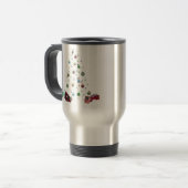 Unsichtbare Weihnachtsbaum-Reise-Tasse Reisebecher (Vorderseite Links)