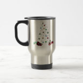 Unsichtbare Weihnachtsbaum-Reise-Tasse Reisebecher (Links)