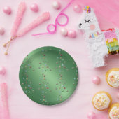 Unsichtbare Weihnachtsbaumpapiere Teller (Party)