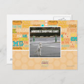 UNSICHTBARER EINKAUFSKARTE POSTKARTE (Vorne/Hinten)