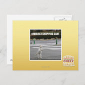 UNSICHTBARER EINKAUFSKARTE POSTKARTE (Vorne/Hinten)