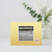 UNSICHTBARER EINKAUFSKARTE POSTKARTE (Stehend Vorderseite)