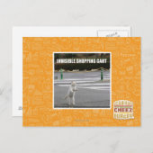 UNSICHTBARER EINKAUFSKARTE POSTKARTE (Vorne/Hinten)