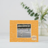 UNSICHTBARER EINKAUFSKARTE POSTKARTE (Stehend Vorderseite)