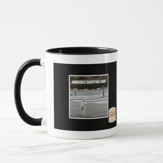UNSICHTBARER EINKAUFSWAGEN TASSE (Links)