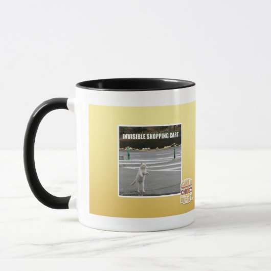UNSICHTBARER EINKAUFSWAGEN TASSE (Links)