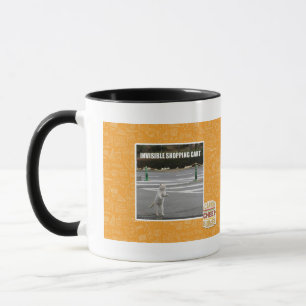 UNSICHTBARER EINKAUFSWAGEN TASSE