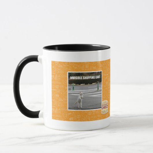 UNSICHTBARER EINKAUFSWAGEN TASSE (Links)