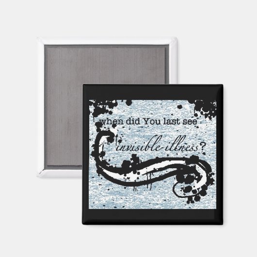 unsichtbarer Kühlschrankmagnet (Vorderseite/Rückseite)