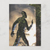 Unsichtbarer Mann in der New Yorker Postkarte (Vorderseite)