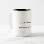 Unsichtbarer Mann in der New Yorker Tasse (Vorderseite Links)