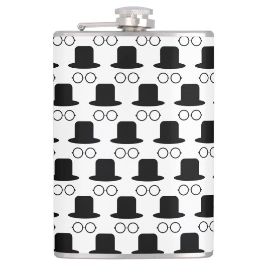 Unsichtbarer Mensch Flachmann (Vorderseite)