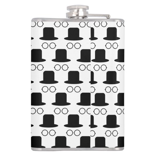 Unsichtbarer Mensch Flachmann (Rückseite)