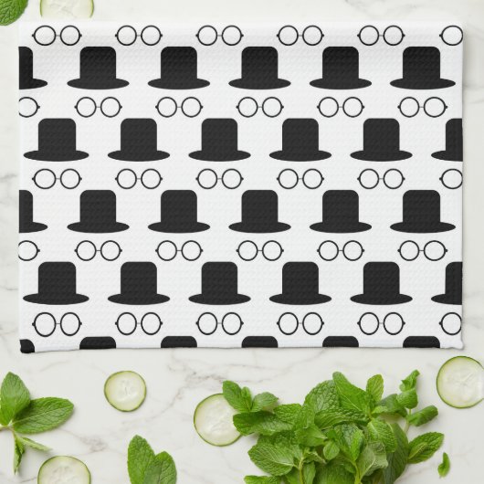 Unsichtbarer Mensch Geschirrtuch (Gefaltet)