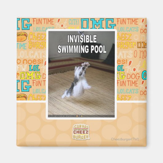 Unsichtbarer Pool Magnet (Vorne)