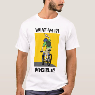 Unsichtbarer Radfahrer-T - Shirt