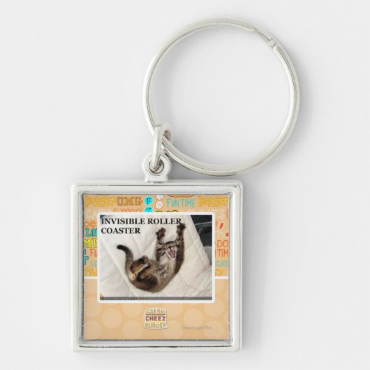 Unsichtbarer Rollen-Untersetzer Schlüsselanhänger (Vorne)