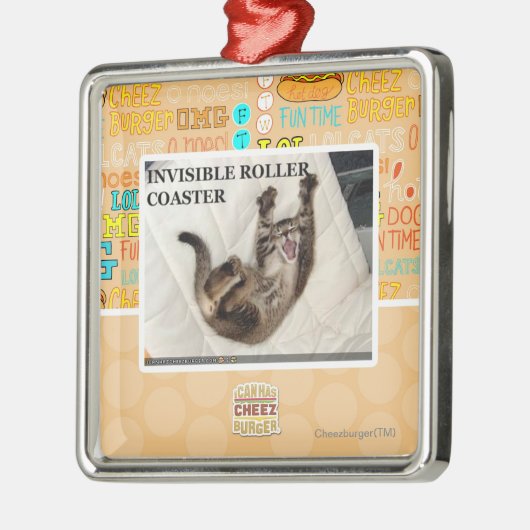 Unsichtbarer Rollen-Untersetzer Silbernes Ornament (Links)