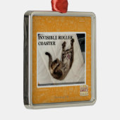 Unsichtbarer Rollen-Untersetzer Silbernes Ornament (Rechts)