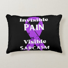 Unsichtbarer Schmerz sarkastisch Dekokissen