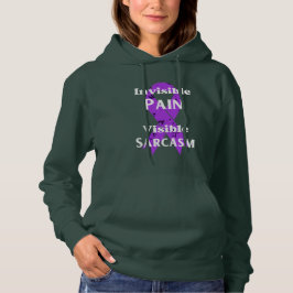 Unsichtbarer Schmerz sarkastisch Hoodie