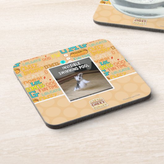 Unsichtbarer Swimmingpool Untersetzer (Linke Seite)