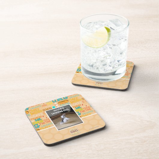 Unsichtbarer Swimmingpool Untersetzer (Rechte Seite)