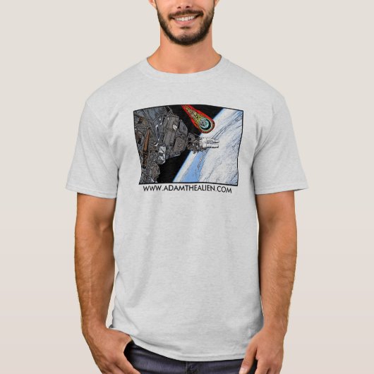 Unsichtbarer T - Shirt des Astronauten (Vorderseite)