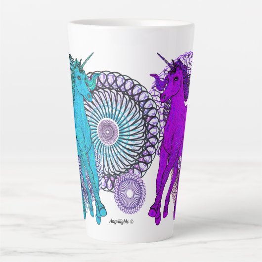Unsichtbares Einhorn Milchtasse (Vorderseite)