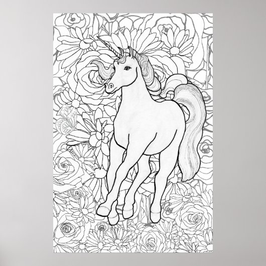 Unsichtbares Einhorn Poster (Vorne)
