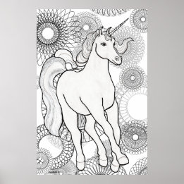 Unsichtbares Einhorn Poster