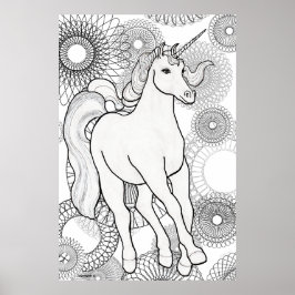 Unsichtbares Einhorn Poster