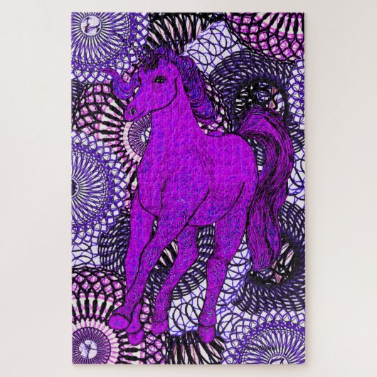 Unsichtbares Einhorn Puzzle (Vertikal)