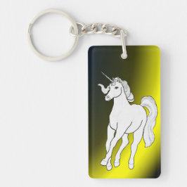 Unsichtbares Einhorn Schlüsselanhänger