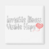 Unsichtbares Krankheitsmagnet Magnet (Vorne)